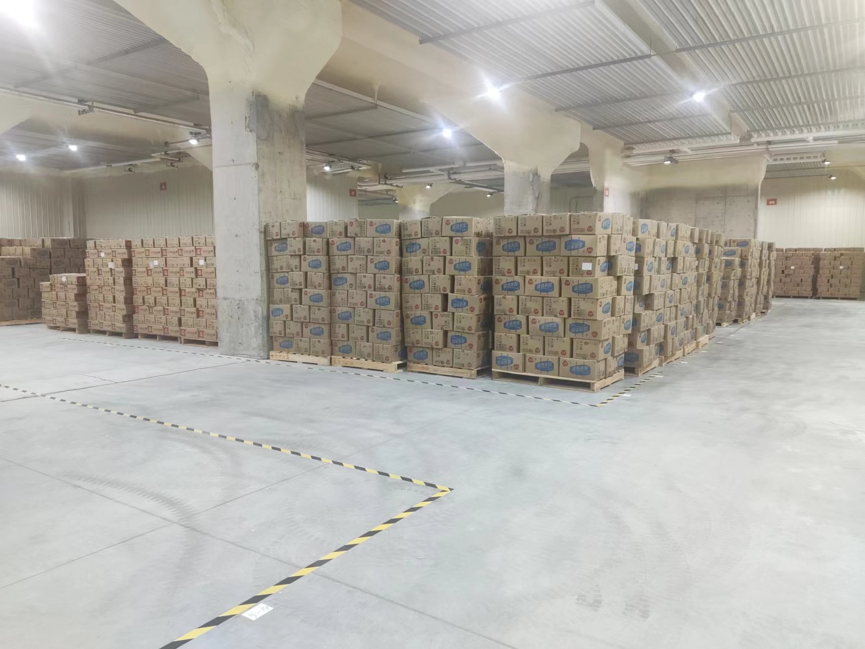 領鮮冷鏈與食品企業合作,為其提供冷凍倉儲服務